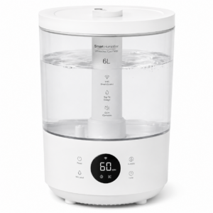humidificateur d’air intelligent wi fi 6 l avec contrôle alexa, remplissage par le haut, brume fraîche ultrasonique, diffuseur d’huiles essentielles pour bébé et plantes